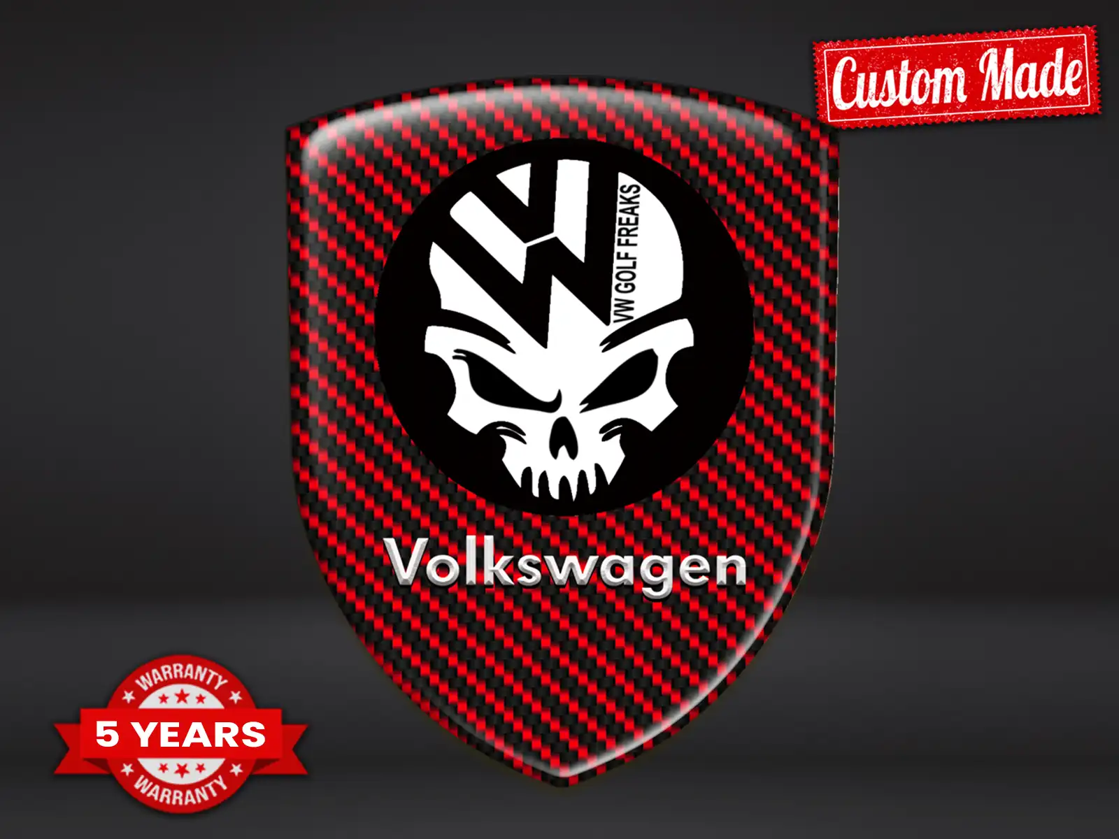 VW Car Letter Stickers High Quality Professional Design
